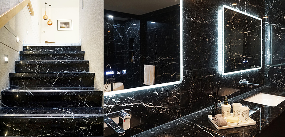 Özel Villa, Singapur - Nero Marquina