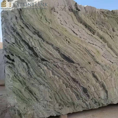 Raggio Verde marble block
