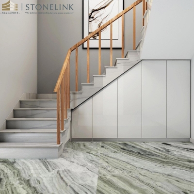 Raggio Verde marble tile
