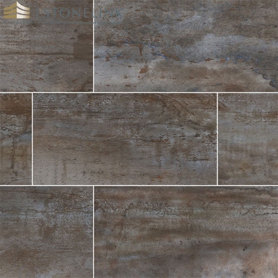 Iron brown porcelain tile