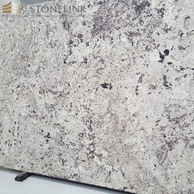 Glacier white granite slab