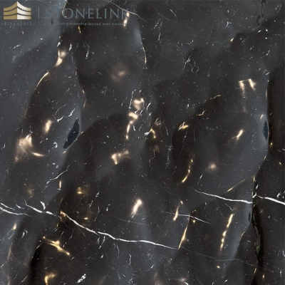 Nero Marquina marble 3D CNC carving cut to size