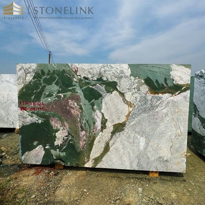 Four Seasons Cambodian green marble block