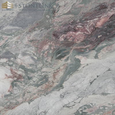 Four Seasons cherry marble slab